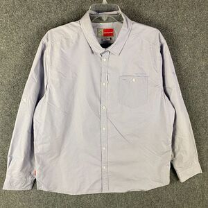 Craghoppers Button Up Shirt Men's XL Insect Shield Long Sleeve Cotton Blend